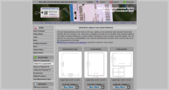 Desktop Screenshot of laserprinterstickers.com