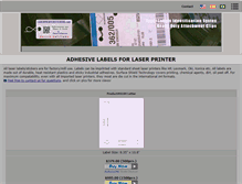 Tablet Screenshot of laserprinterstickers.com
